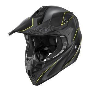 Kup Kask Kappa KV49 EVO Chaser Cross w kolorze czarnym szarym żółtym fluo