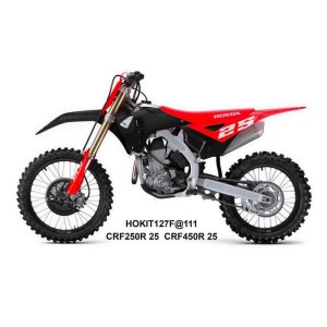 Komplet plastików UFO 2025/11 z osłonami teleskopów Honda CRF 250 R / 450 R '25-'26 kolor czerwony