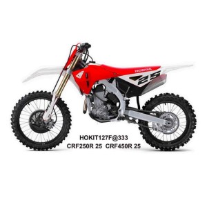 UFO 2025/11 Komplet plastików z osłonami teleskopów Honda CRF 250 R / 450 R '25-'26 Biały