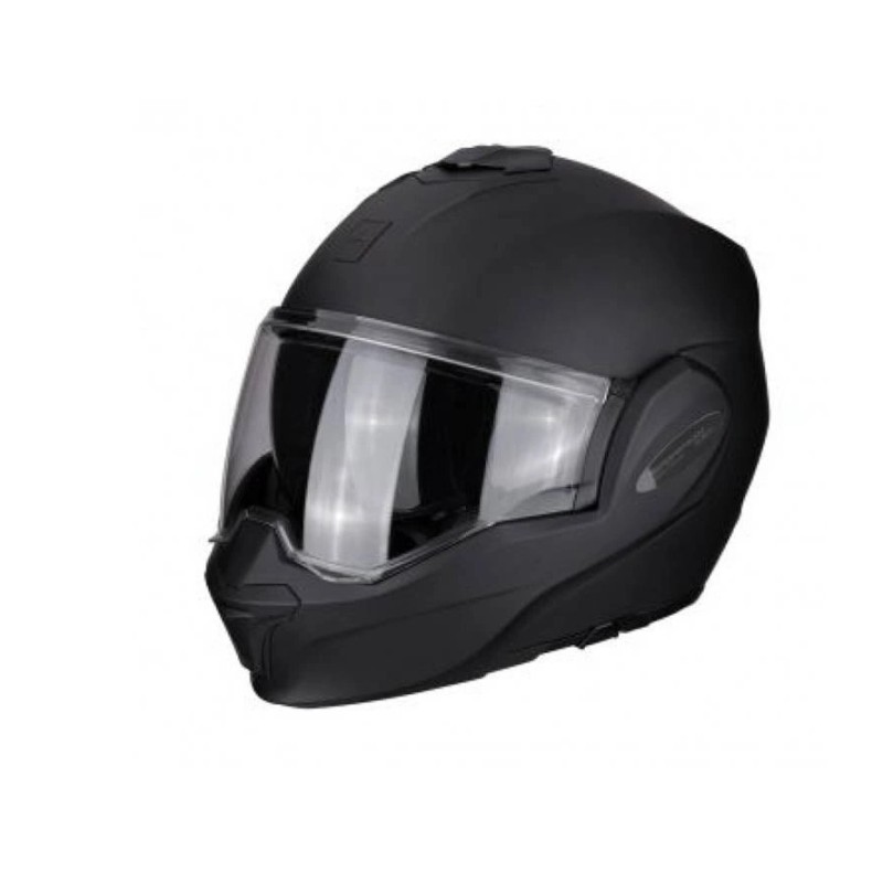 SCORPION KASK SZCZĘKOWY (SZCZĘKA DO TYŁU) EXO-TECH SOLID MATT BLACK CZARNY MAT ROZMIAR XL
