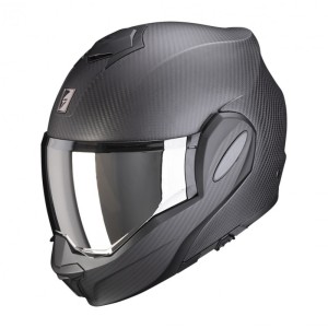 Kask szczękowy Scorpion Exo-Tech Carbon Solid Matt Black - rozmiar XXL