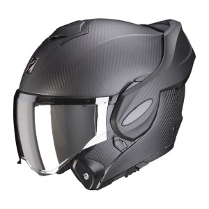 Kask szczękowy Scorpion Exo-Tech Carbon Solid Matt Black - rozmiar XXL