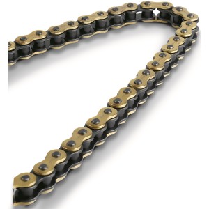 Łańcuch napędowy 428 GSX-118 bez O-ringów - złoty