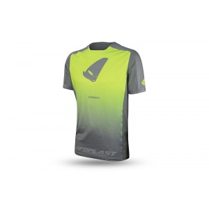 UFO Koszulka Rowerowa MTB / E-Bike Terrain SV1 Jersey Szary/Zółty Fluo M