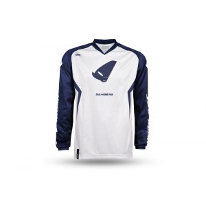 UFO Koszulka Bamberg Jersey Cross Biało/Niebieska L - Kolekcja 2024