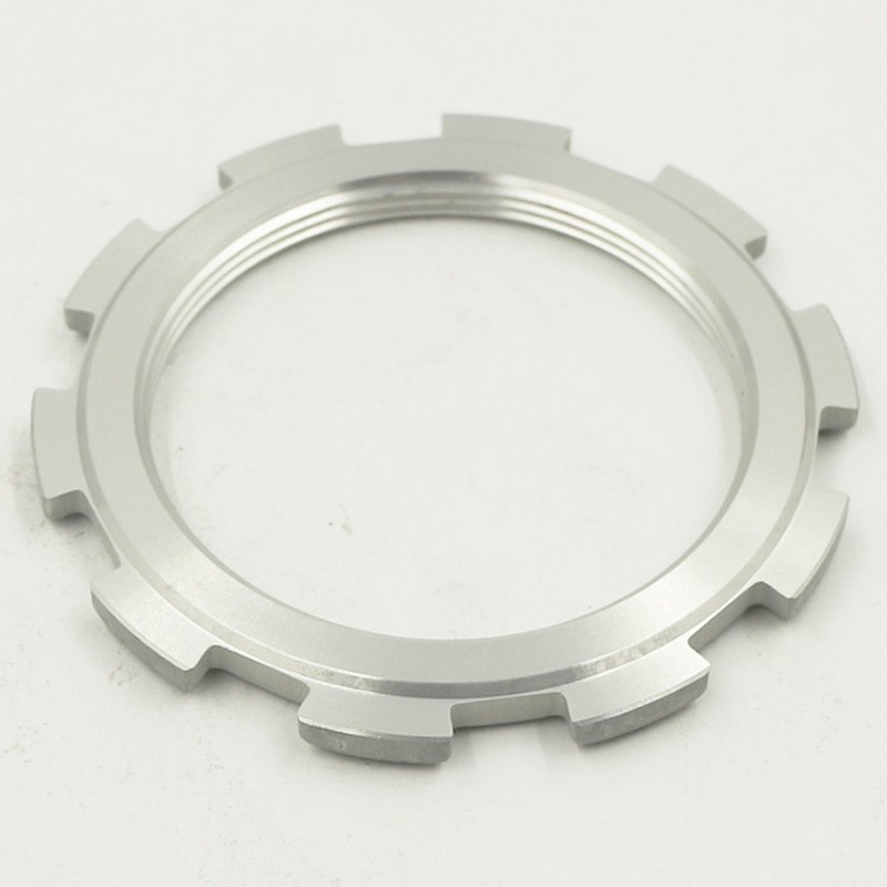 Nakrętka sprężyny amortyzatora tylnego 56mmx6mm 46mm (góra) - 16 sztuk - aluminium