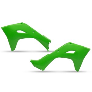 UFO OSŁONY CHŁODNICY KAWASAKI KXF 450 '24, KOLOR ZIELONY - Sklep Motocyklowy