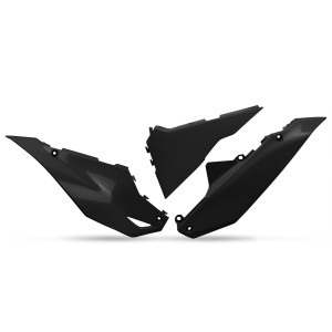 UFO BOCZKI TYLNE KAWASAKI KXF 450 '24, KOLOR CZARNY - Sklep Motocyklowy