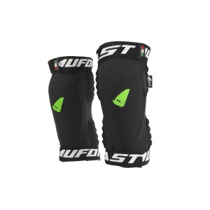 UFO Nakolanniki Ochraniacze Kolan Rowerowe MTB / E-Bike Spartan Kolor Czarny Rozmiar L/XL - Kolekcja 2024