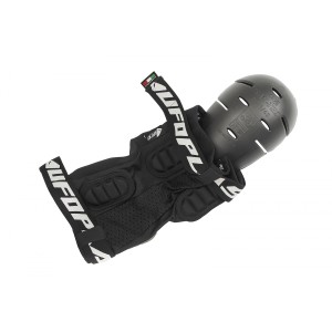 UFO Nakolanniki Ochraniacze Kolan Rowerowe MTB / E-Bike Spartan Kolor Czarny Rozmiar L/XL - Kolekcja 2024