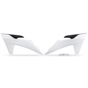 Osłona chłodnicy KTM SX/SXF 125/250/300/350/450F '23-24, EXC/EXCF 150/250/300/350/450/500 TBI '24-26 - Kolor biały