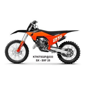 Komplet plastików UFO 2025/11 z osłonami teleskopów KTM SX 125/150/250/300 '25-'26, SXF (SX-F)