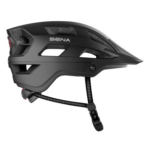 Kask rowerowy SENA M1 Trial z interkomem Bluetooth i lampką LED - rozmiar M, kolor cza