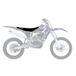 Pokrowiec / poszycie na siedzenie Yamaha YZ 250F '10-'13 - zebra kolor czarny niebieski