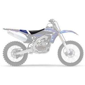 Pokrowiec na siedzenie Yamaha YZ 450F '10-'13 Dream 4 kolor czarny niebieski biały