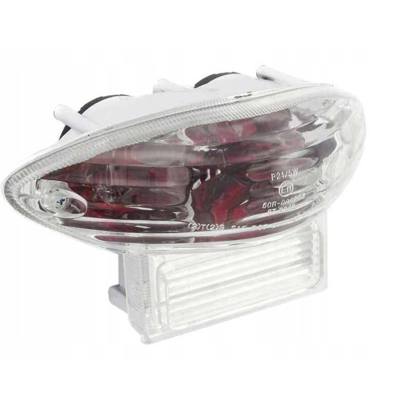 Lampa tył Suzuki GSXR1300 Hayabusa '99-'07 - białe szkło, homologacja