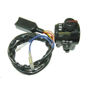 Psychic przełącznik zespolony zapłonu, świateł, rozrusznika na kierownicę Kawasaki KZ 900 / Z1 strona prawa