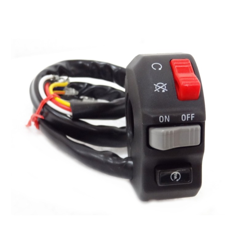 Przełącznik zespolony zapłonu, świateł, rozrusznika na kierownicę - strona prawa