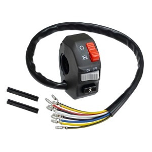 Przełącznik zespolony zapłonu, świateł, rozrusznika na kierownicę - strona prawa