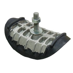 Trzymak opony aluminiowy 2,50' z gumą - Psychic