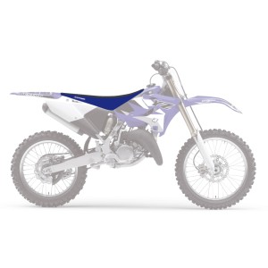 Pokrowiec na siedzenie Yamaha YZ 125/250 '22-'25 czarno-niebieski