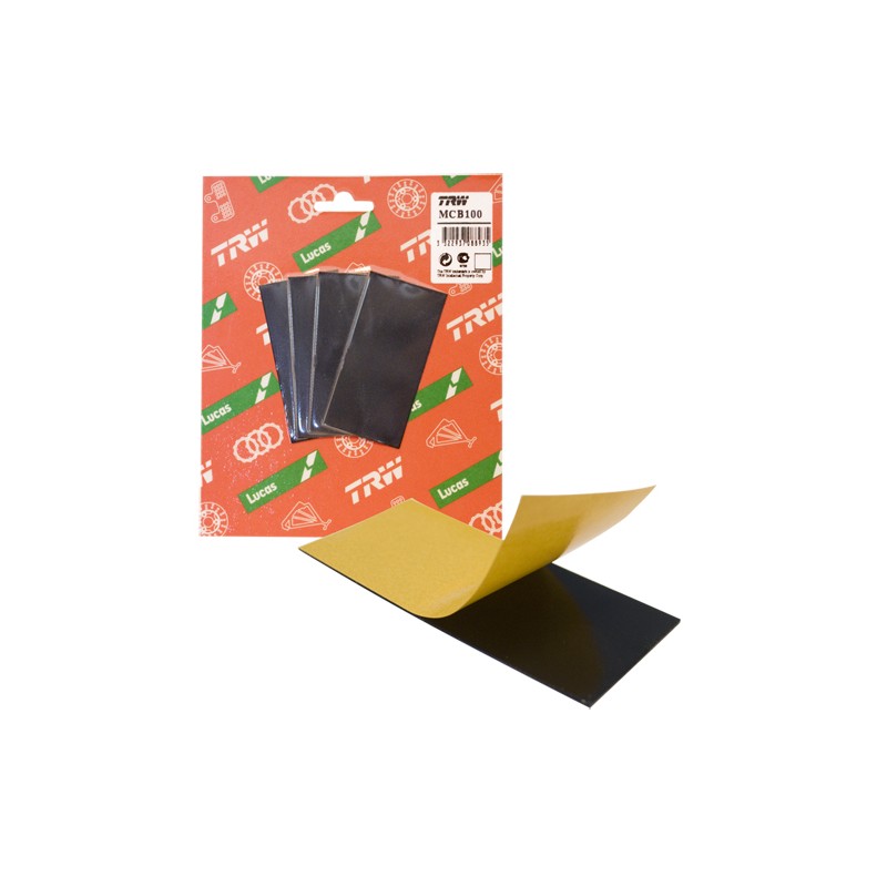 Podkładki antywibracyjne TRW ZF 80x40mm - zestaw 4 sztuki